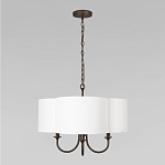 Люстра с белым текстильным абажуром Vitorino  варинант исполнения - 2 | Loft Concept в Рязани