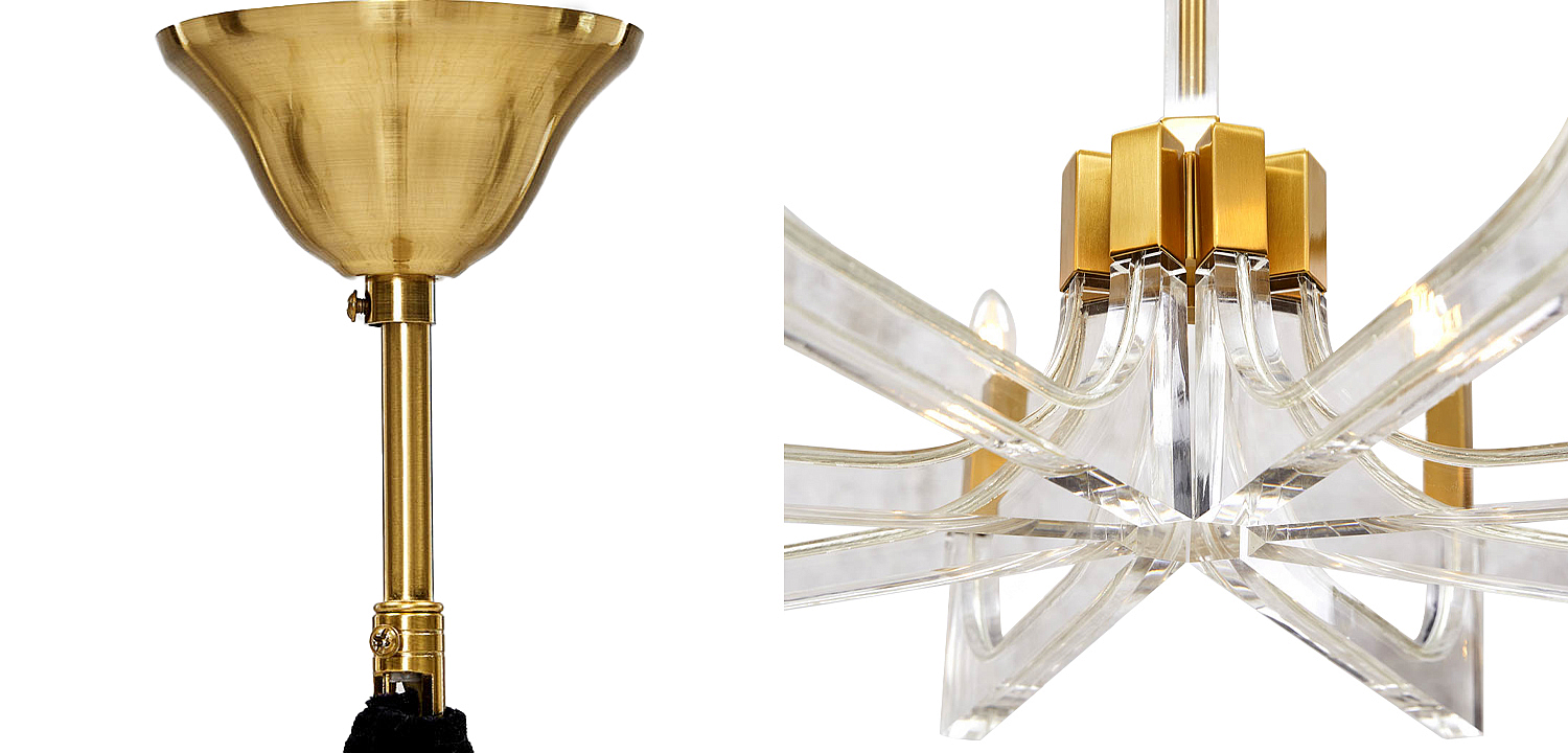Люстра акриловая Acrylic Chandelier Люстра акриловая Acrylic Chandelier - Loft-Concept в Рязани