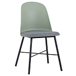 Стул из прочного пластика на металлическом основании Anora Green  варинант исполнения - 1 | Loft Concept в Рязани
