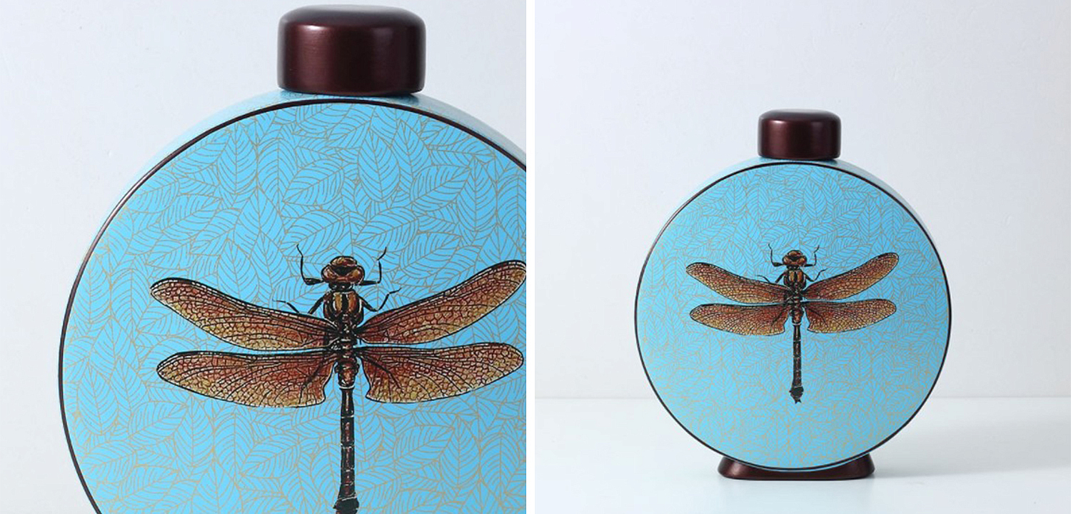 Ваза Blue Vase Dragonfly Ваза Blue Vase Dragonfly - Loft-Concept в Рязани