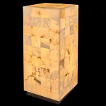 Торшер прямоугольный из натурального камня Calcite Geometry варинант исполнения - 12 | Loft Concept в Рязани