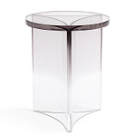 Стол журнальный круглый Acrylic Аether Smoke варинант исполнения - 3 | Loft Concept в Рязани