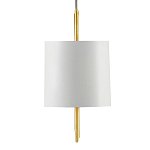 Люстра прямоугольная с белыми цилиндрическими абажурами White Ribbon варинант исполнения - 2 | Loft Concept в Рязани