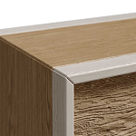 Комод 4 ящика с подсветкой на рельефном фасаде Warm Industrial варинант исполнения - 7 | Loft Concept в Рязани