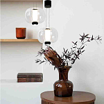 Подвесной светильник с прозрачным рифленым стеклянным плафоном Aurora Bloom варинант исполнения - 2 | Loft Concept в Рязани