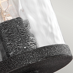 Бра с цилиндрическим плафоном из прозрачного рифленого стекла Feiss варинант исполнения - 4 | Loft Concept в Рязани