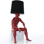 Лампа MALE MANNEQUIN LAMP с абажуром варинант исполнения - 1 | Loft Concept в Рязани