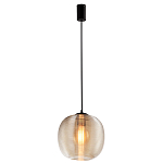 Подвесной светильник со стеклянным рельефным плафоном хром Perforated Glass 25 варинант исполнения - 2 | Loft Concept в Рязани