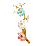 Бра с цветочным декором Miscellaneous herbs варинант исполнения - 2 | Loft Concept в Рязани