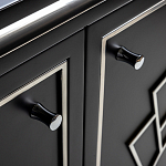 Черный комод в стиле арт-деко Luciano варинант исполнения - 4 | Loft Concept в Рязани