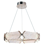 Люстра кольцевая с текстурным природным рисунком IceFlame варинант исполнения - 8 | Loft Concept в Рязани