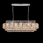 Люстра овальной формы хрустальная в неоклассическом стиле Majesty варинант исполнения - 4 | Loft Concept в Рязани