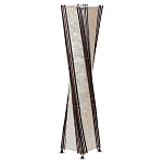 Торшер из перламутра на металлическом каркасе Indonesian Wave варинант исполнения - 1 | Loft Concept в Рязани