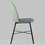 Стул из прочного пластика на металлическом основании Anora Green  варинант исполнения - 3 | Loft Concept в Рязани