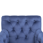 Кресло Addison Chic Armchair deep blue velour варинант исполнения - 4 | Loft Concept в Рязани