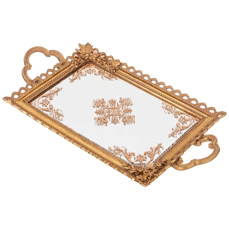 Поднос декоративный бронзовый Mirror Surface Bronze Бронза Поднос декоративный бронзовый Mirror Surface Bronze Бронза в Рязани | Loft Concept