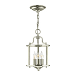 Подвесной светильник с прозрачным стеклянным цилиндрическим плафоном в классическом стиле на цепи Hinkley варинант исполнения - 21 | Loft Concept в Рязани