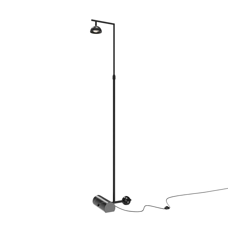 Напольный светильник Pikant 3000К 13Вт Черный Латунь в Рязани | Loft Concept 