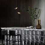 Подвесной светильник с прозрачной стеклянной птичкой Serip Voa варинант исполнения - 9 | Loft Concept в Рязани