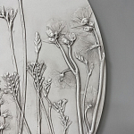 Панно Серые цветы варинант исполнения - 2 | Loft Concept в Рязани