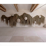 Большая дизайнерская Инсталляция из соломы RAFFIA Installation  варинант исполнения - 7 | Loft Concept в Рязани