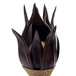 Настольная лампа черная INDONESIAN LAMPS 1 варинант исполнения - 2 | Loft Concept в Рязани