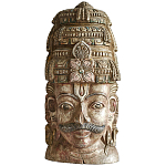 Арт-объект на стену Маска из массива акации Acacia Mask варинант исполнения - 3 | Loft Concept в Рязани