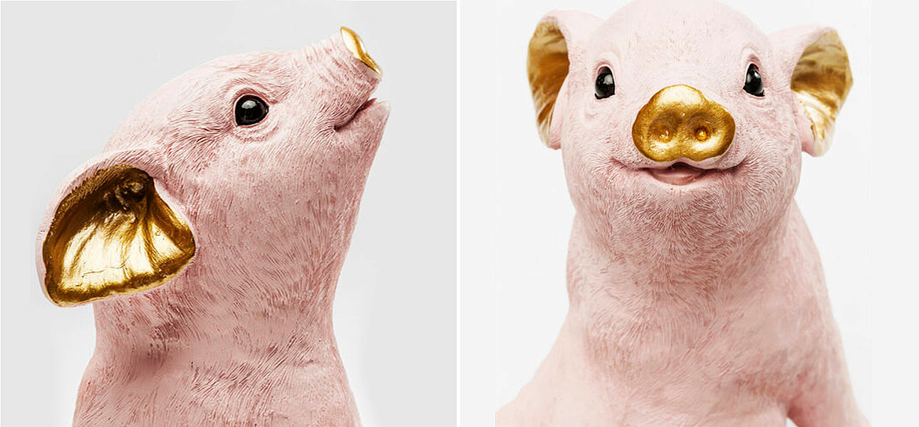 Статуэтка розовый поросенок Pink pig Статуэтка розовый поросенок Pink pig - Loft-Concept в Рязани