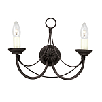 Бра черного цвета с лампой в форме свечи Elstead Lighting варинант исполнения - 4 | Loft Concept в Рязани