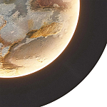 Бра в форме диска черного цвета Borders of Black варинант исполнения - 2 | Loft Concept в Рязани