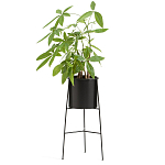 Кашпо из металла Elevated Planters черное варинант исполнения - 2 | Loft Concept в Рязани