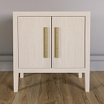 Тумбочка Primo с дверцами шпон Светлый дуб варинант исполнения - 2 | Loft Concept в Рязани