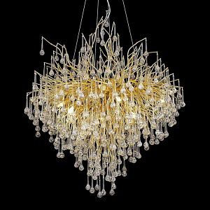 Дизайнерская люстра Freezing Rain Small Золотистая