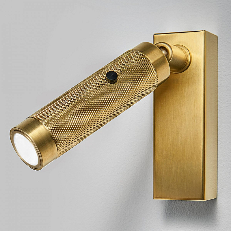 Бра Chelsom WALL LED KNURL BRASS Латунь Бра Chelsom WALL LED KNURL BRASS Латунь в Рязани | Loft Concept