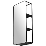 Прямоугольное настенное зеркало с полками Malcolm Industrial Mood Mirror варинант исполнения - 1 | Loft Concept в Рязани