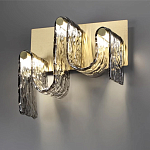 Бра волнистой формы из фактурного стекла Big Wave варинант исполнения - 3 | Loft Concept в Рязани