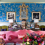 Обои ручная роспись Houghton Canton Blue варинант исполнения - 5 | Loft Concept в Рязани