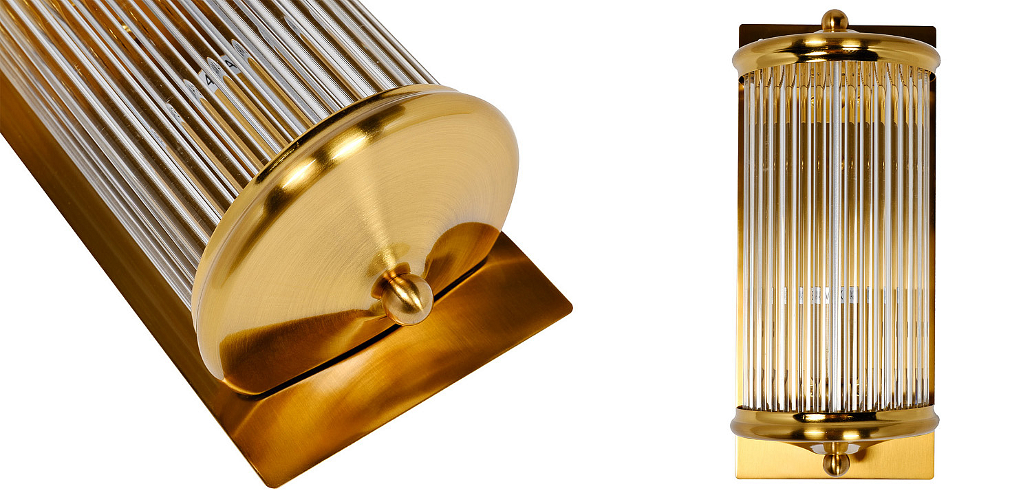 Бра Einar Glass TUBE Gold Бра Einar Glass TUBE Gold - Loft-Concept в Рязани