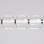 Люстра линейная с 6-ю прозрачными стеклянными плафонами округлой формы HANDLE GRAPE варинант исполнения - 4 | Loft Concept в Рязани