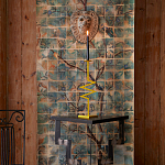 Обои ручная роспись Braganza Standard colourway on dyed paper варинант исполнения - 3 | Loft Concept в Рязани