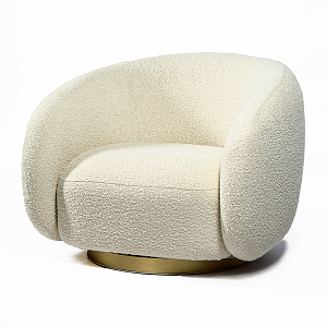 Кресло Bear Белое букле