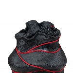 Ваза с красным кожаным жгутом "Красной нитью" варинант исполнения - 2 | Loft Concept в Рязани