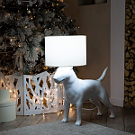 Лампа COLLECTION OF DOGS с абажуром Бультерьер варинант исполнения - 10 | Loft Concept в Рязани