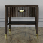 Прикроватная тумбочка с ящиком Elsa Dreams Walnut варинант исполнения - 5 | Loft Concept в Рязани