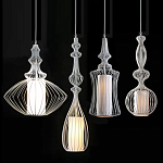 Подвесной светильник Wire Dream Pendant 4 Белый варинант исполнения - 1 | Loft Concept в Рязани