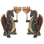 Подсвечник в виде дракона Dragon candlestick L or R варинант исполнения - 3 | Loft Concept в Рязани