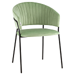 Стул в велюре фисташкового цвета Horizon варинант исполнения - 1 | Loft Concept в Рязани