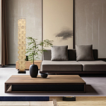 Торшер из натурального камня Stone Constructor варинант исполнения - 8 | Loft Concept в Рязани