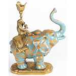 Фарфоровый подсвечник Слон с эмоцией Fluens варинант исполнения - 2 | Loft Concept в Рязани