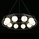 Люстра подвесная круглая с белыми плафонами Martin варинант исполнения - 1 | Loft Concept в Рязани